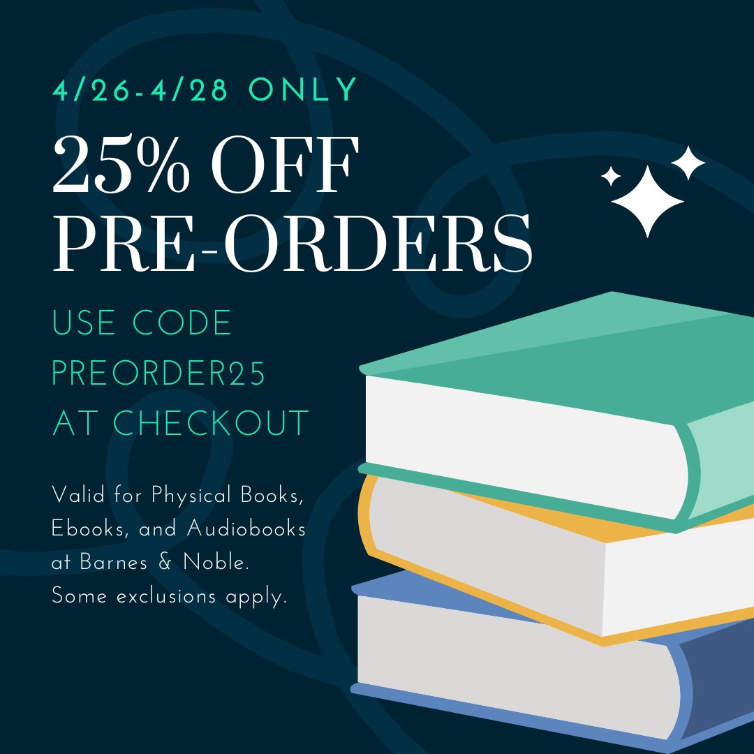 Barnes & Noble is doing one of those 25-percent off pre-orders, which includes pre-orders of the paperback of 48 HOURS TO KILL, out in August. barnesandnoble.com/w/48-hours-to-…