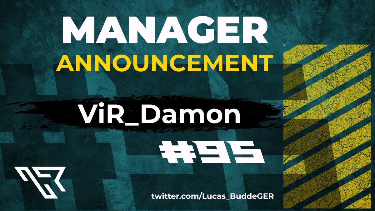 We are happy to announce a new signing. <a href="/Lucas_BuddeGER/">Lucas Budde</a> will join the ViR family as manager. 
He will help our team behind the scenes and support the other managers in their duties. We are convinced of his abilities and really looking forward to working with him.
#VirtualInsanity