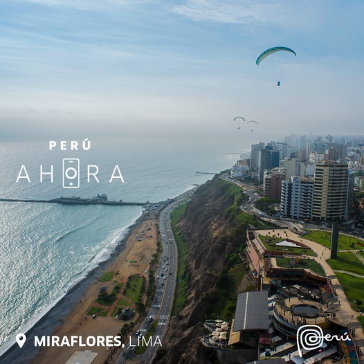 SuperToursPeru's tweet photo. Miraflores, uno de los distritos históricos de Lima, ofrece una vista privilegiada del Océano Pacífico 🌊
#PeruAhora #VisitPeru #VisitaElPeru #Lima #Miraflores https://t.co/OCGBV8JgIp