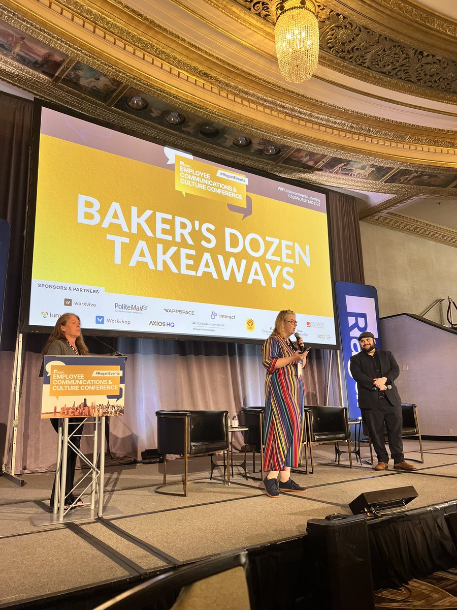 Love hearing some top takeaways at the end! Picking up some last minute nuggets from concurrent sessions I couldn’t attend! #raganevents