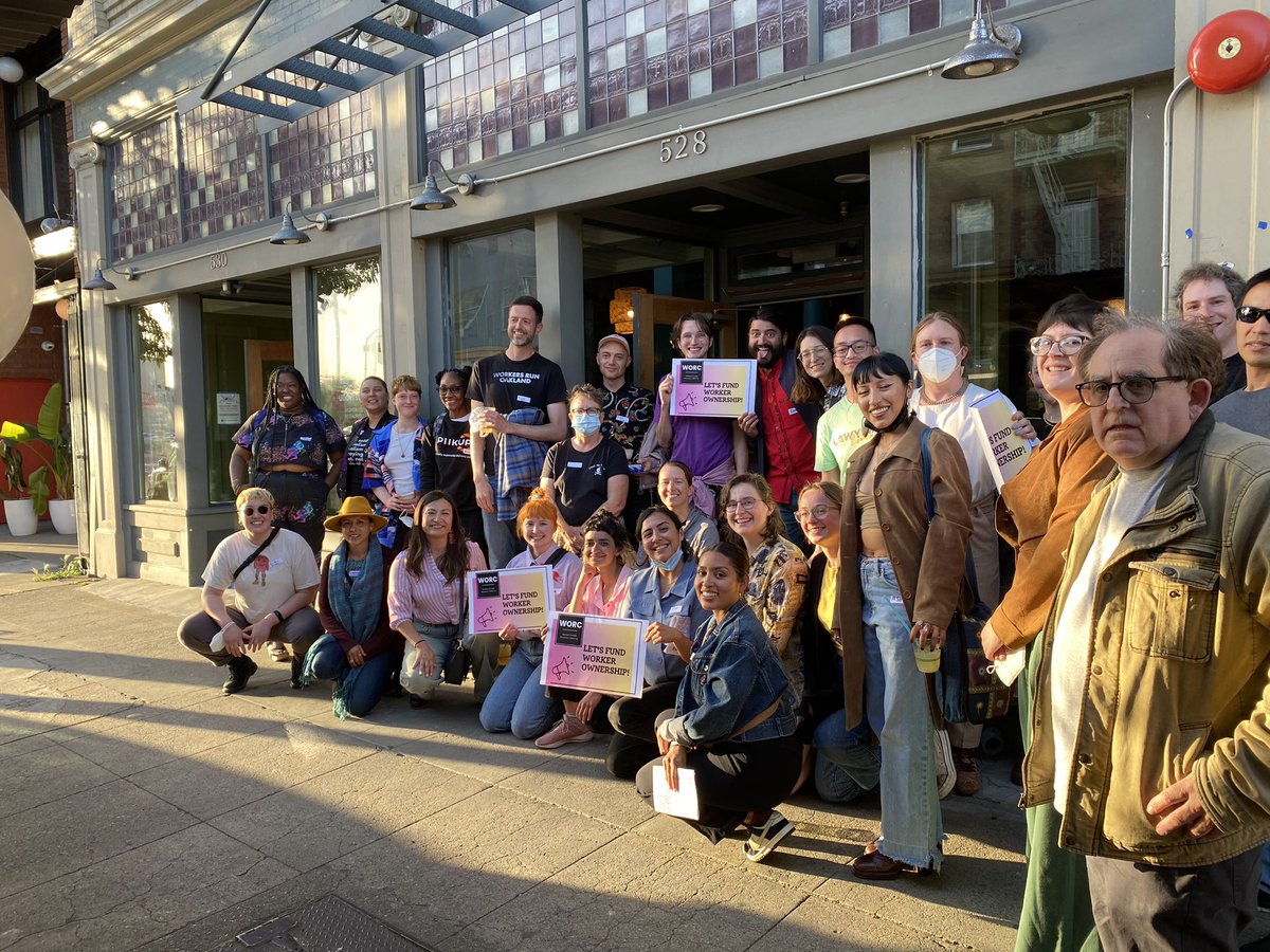 Hey CA budget leaders, let’s fund the Employee Ownership Hub! 

Worker-owners and advocates from the Bay Area gathered this week to ask CA to fund the Employee Ownership Hub because it is an investment in workers, small businesses, and local economies! 
#CALeg #cabudget #weownit