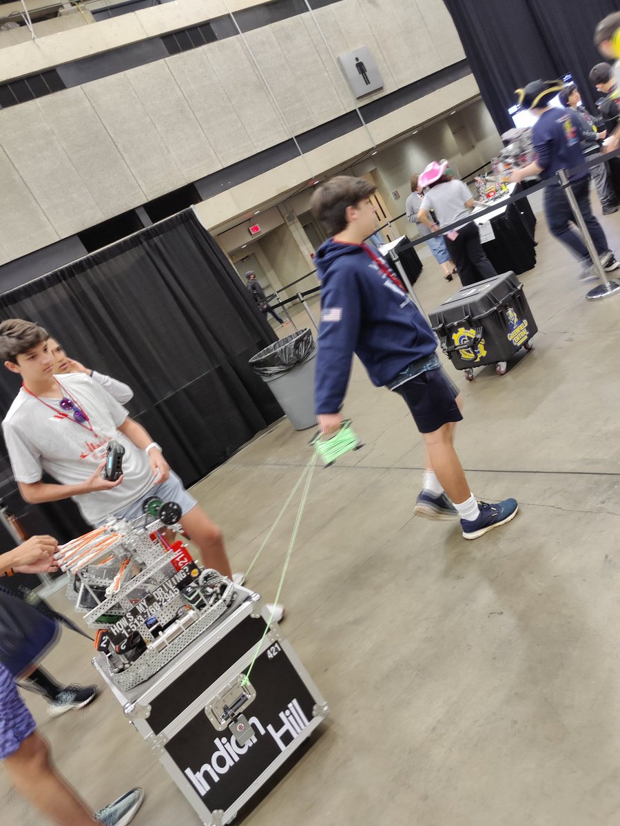 Qualification matches are over.  203 matches.  10 rounds of game play.  Our crew finished 7-3.  34th place (out of 81).  Now we wait to see if that's enough to get into the elimination rounds.