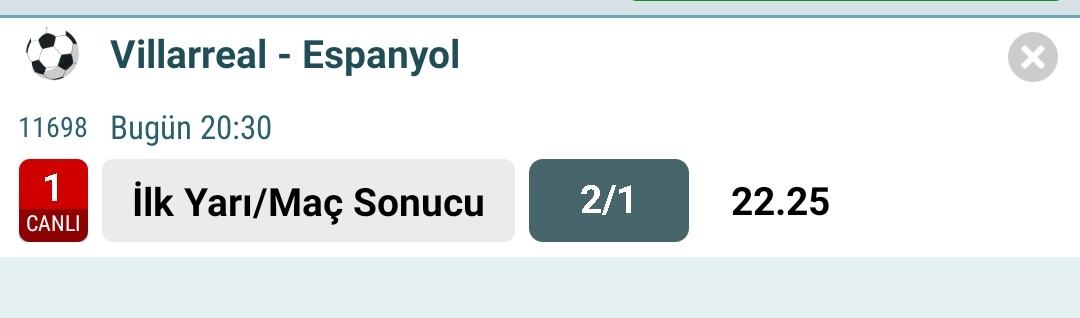 İspanya 🇪🇸
🕒 20:30
5 dk var arkadaşlar oynamak isteyen acele Deneyebilir.
@scoreleo10
Bol Şans ⚽ 🥅 ☘️
