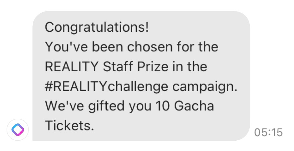 Chill_Milku's tweet photo. REALITY finally gave out the prizes! Got 10 Gacha Tickets!!! Thank you REALITY Staff for blessing with me this opportunity to go HAM on this gacha! #realityapp #REALITY配信者さんと繋がりたい #REALITY配信者と繋がりたい #vtuberen #ENVtuber #REALITYChallenge https://t.co/Bxbw3vLWmr