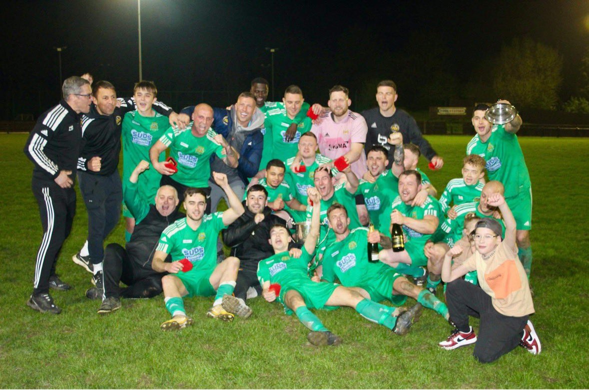 BSAafc's tweet photo. CUP FINAL RESULT!! 🏆🏆🏆🏆

The reserves make it four years on the bounce with an outstanding 2-0 victory against @Horsforthmags. Fergie opened the scoring before a second half header from Jimmy Thorpe sealed the win! 

Outstanding by all! A typical Beeston performance! #BSA https://t.co/ljEGIacPen