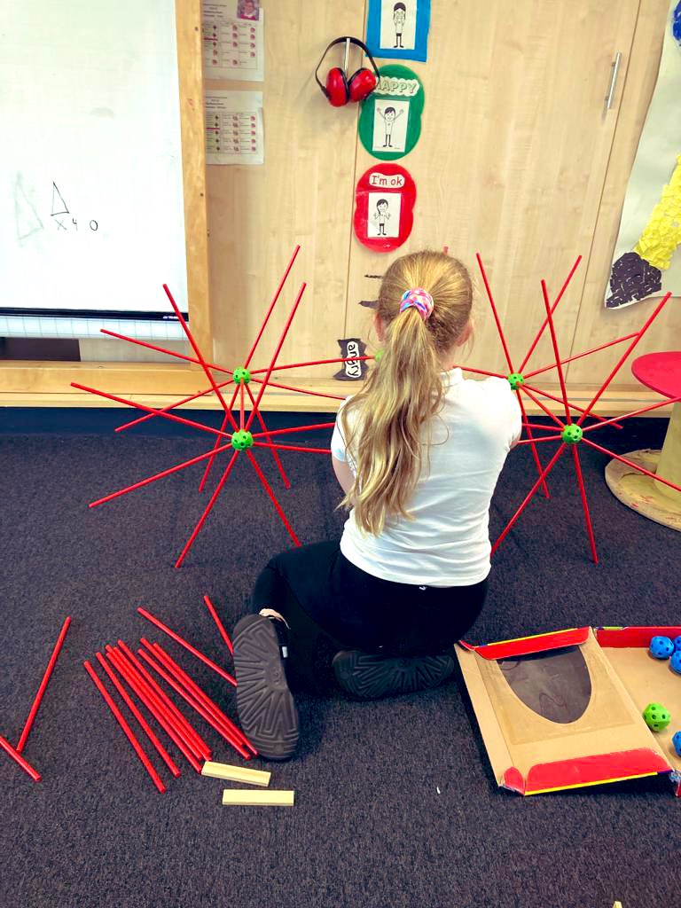 AntoninePrimary's tweet photo. Fantastic team work and engineering skills being developed by some pupils across P4-7 in the Treehouse today! #TitanTeamPlayer #RobinRespect βοΈπ« https://t.co/b0kfxZIACj