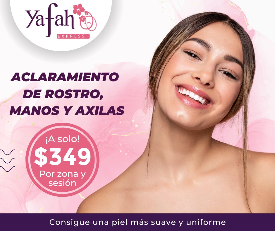 ¿Quieres lucir una piel increíblemente suave y uniforme?🤩
✅¡Tenemos justo lo que necesitas!🥰
Visítanos y descubre cómo puedes obtener una piel más hermosa y juvenil con la tecnología que te ofrece Yafah Express❤️#Aclaramiento #despigmentación #pielhermosa #sinmanchas