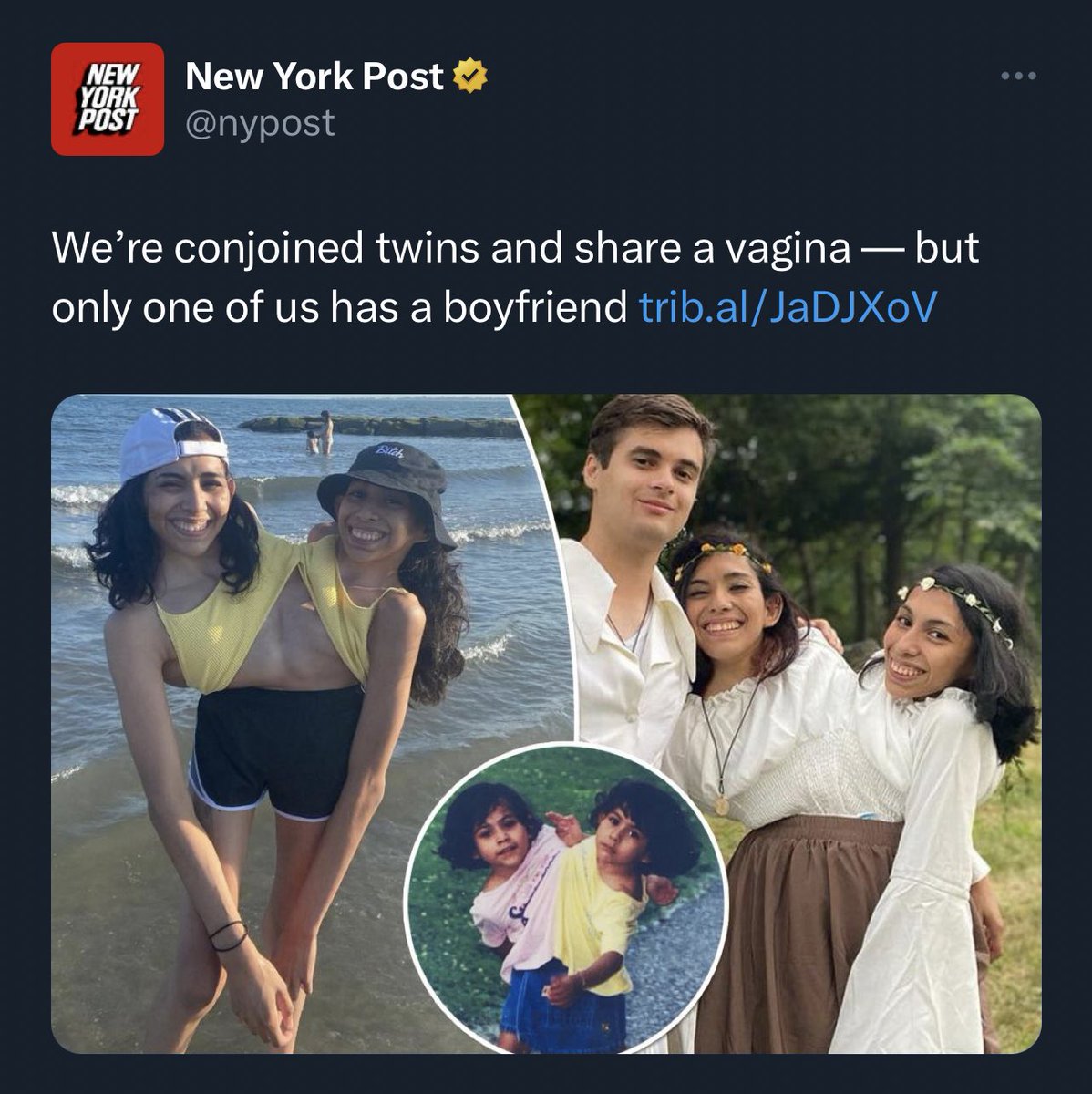 Imani_Barbarin's tweet photo. TW: Sexual Harassment.

Carmen and Lupita have said repeatedly they have been sexually harassed by Nondisabled people in the name of “curiosity” since they were literal children. 

The NY Post continuing that tradition and encouraging another internet pile on as they talk about https://t.co/iBOmnT79p2