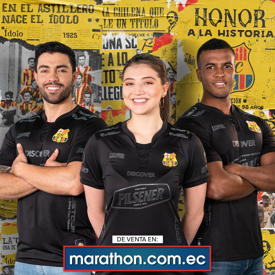 BarcelonaSC's tweet photo. La elegancia y la historia se juntan para la nueva Camiseta de Aniversario BSC #HonorALaHistoria https://t.co/mLe0p4KnrG