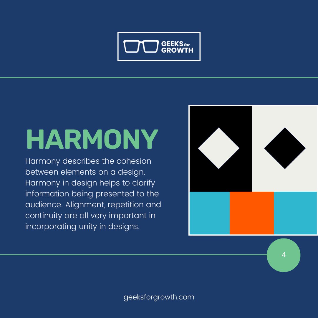 GeeksforGrowth's tweet image. Unlocking the creative code 🎨🔓: Discover the 4️⃣ fundamental principles of design that&apos;ll take your visuals to the next level! 🌟 #DesignMagic #VisualAlchemy #PrinciplesOfDesign