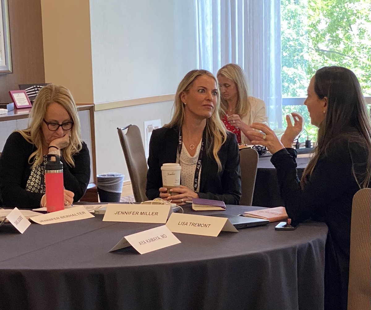 RofskyMD's tweet photo. Terrific engagement by ascending women leaders in academic radiology and industry, learning and practicing coaching and communication skills! #SCARDLEAD #AUR23 #beyondthecraft #coaching @RadiologyChairs @CheriCanon @RachelGilbreat2 @medical_ge @ReedOmary https://t.co/iJXomzr2uk