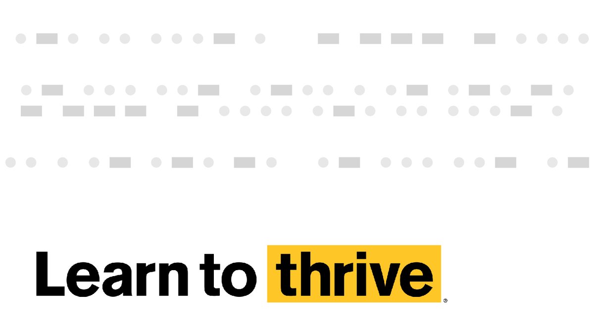 ASUChildWellBng's tweet image. It&apos;s #MorseCodeDay, So we thought we&apos;d share one our favorite phrases in morse code #LearnToThrive 

 #childwellbeing #ASU #ArizonaStateUniversity #1Innovation #BetheSolution