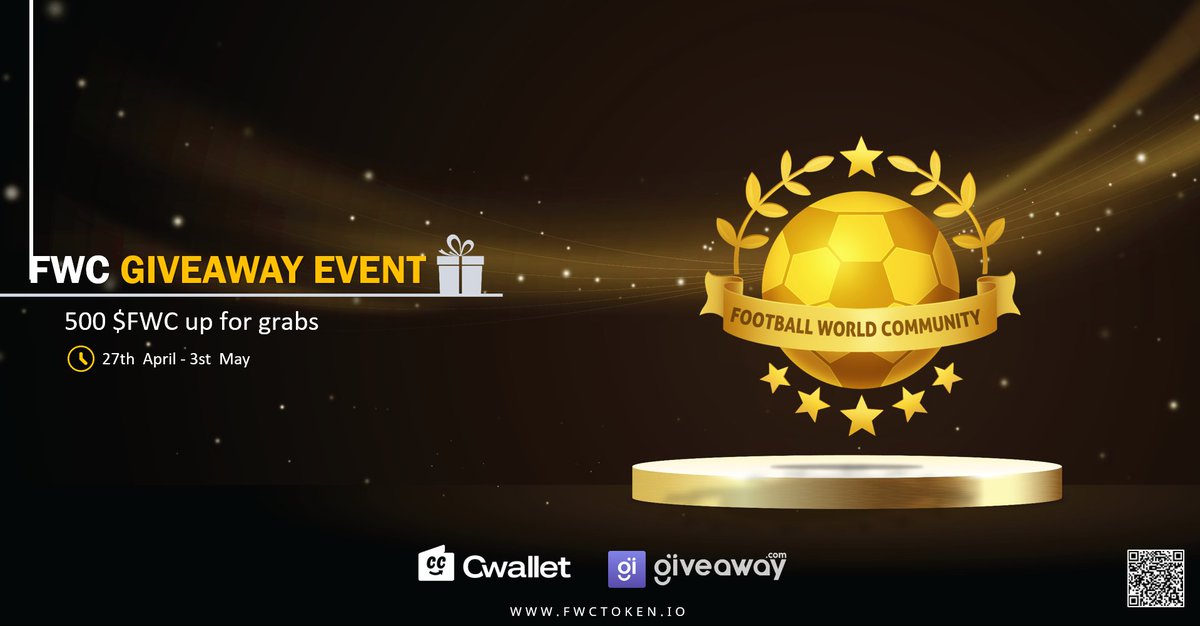 FWCOMMUNITY_Q2T's tweet image. 🟢FWC Giveaway Event

🔴$500 worth of FWC up for grabs

⚡️Join Campaign: 
s.giveaway.com/1bpz3vm

🎁Rewards: 
11700000000000 FWC for 100 winners 🔥

#giveaway #FWC
#rewards #winners
#Event #Binance
#Community #crypto
#bscscan #Metaverse