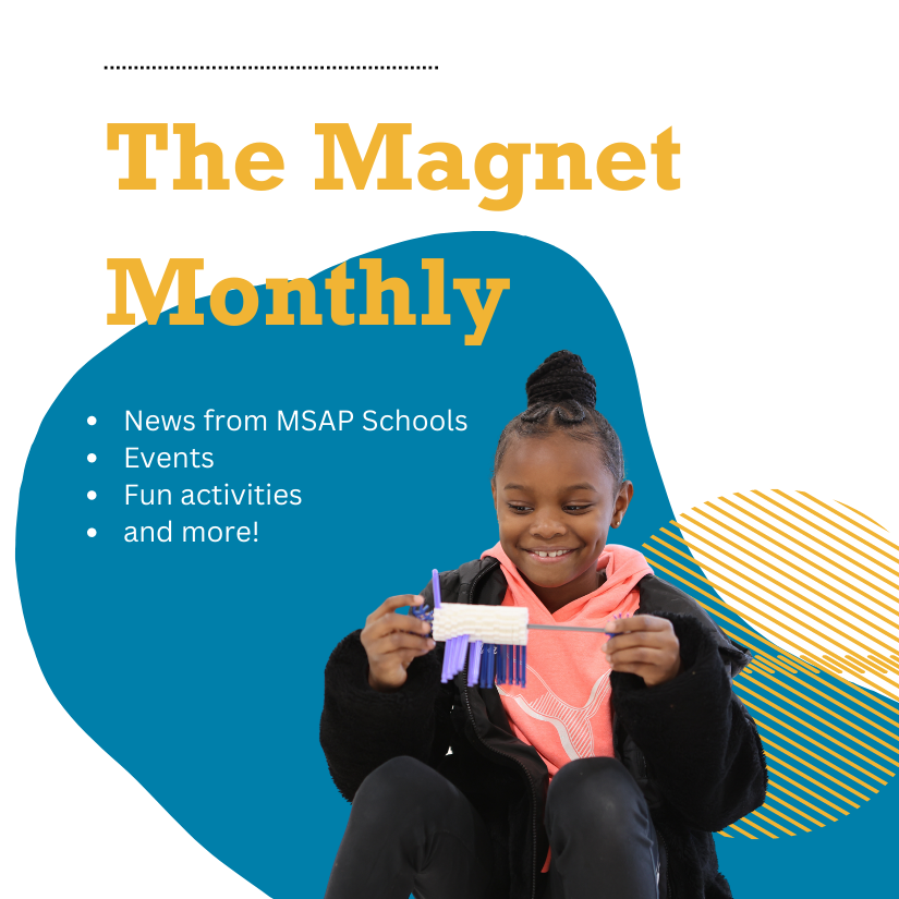 Want to stay in the loop about MSAP Magnet Schools? Sign up for our monthly newsletter! You'll learn how themes benefit classrooms, upcoming events and more. bit.ly/MagMonthlyMNPS