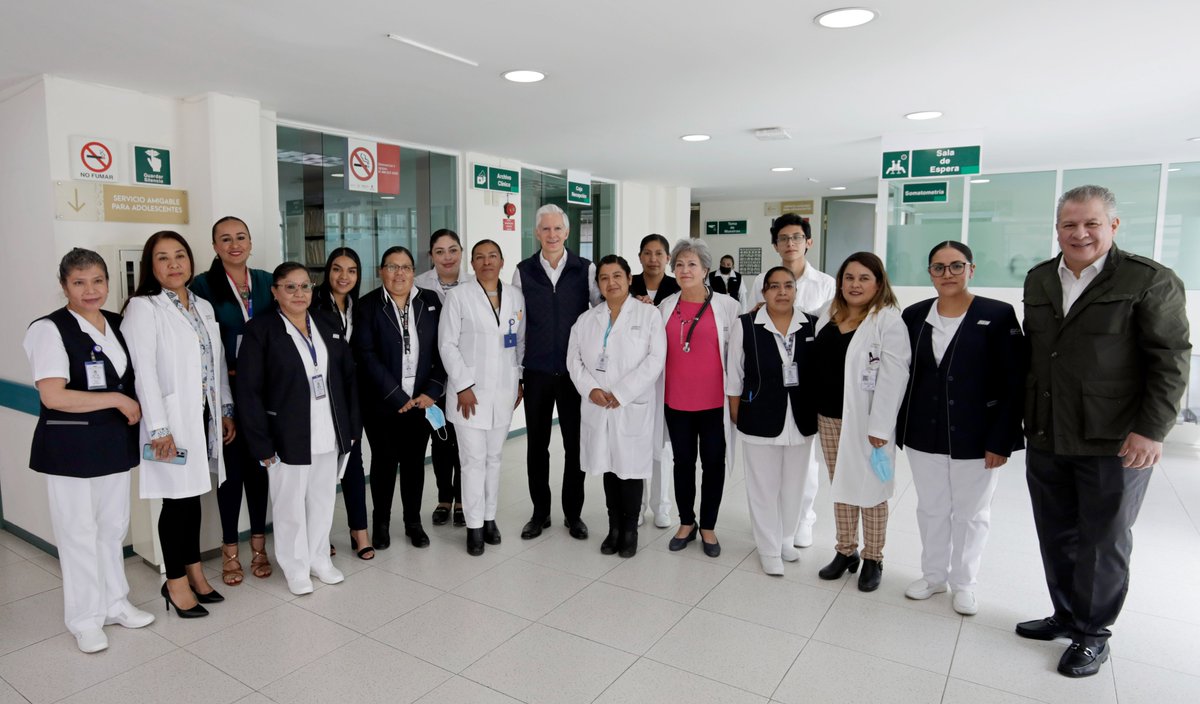 Nuestro mayor reconocimiento al trabajo y la dedicación de todas y todos los que forman parte del sector salud del #Edoméx.