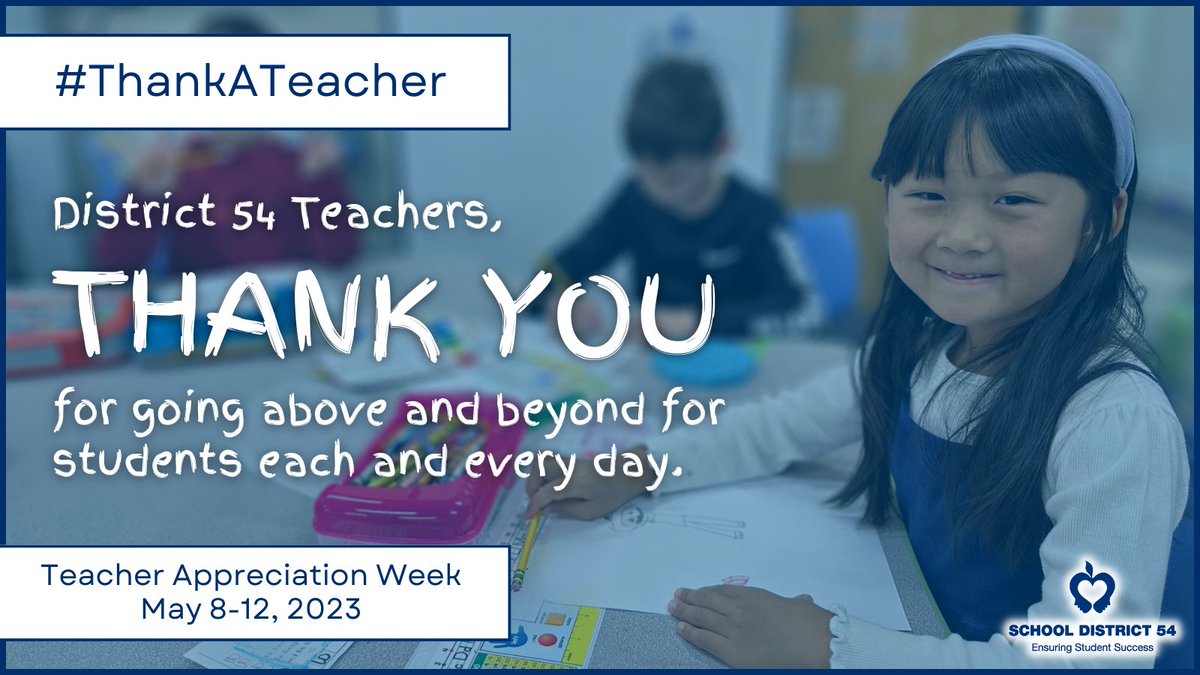 Happy #TeacherAppreciationWeek! Classroom or specials teachers, paraprofessionals, floortime specialists, speech pathologists &amp; more - they're all developing lessons while creating a sense of safety &amp; belonging for our students. TY today &amp; every day for Ensuring Student Success.