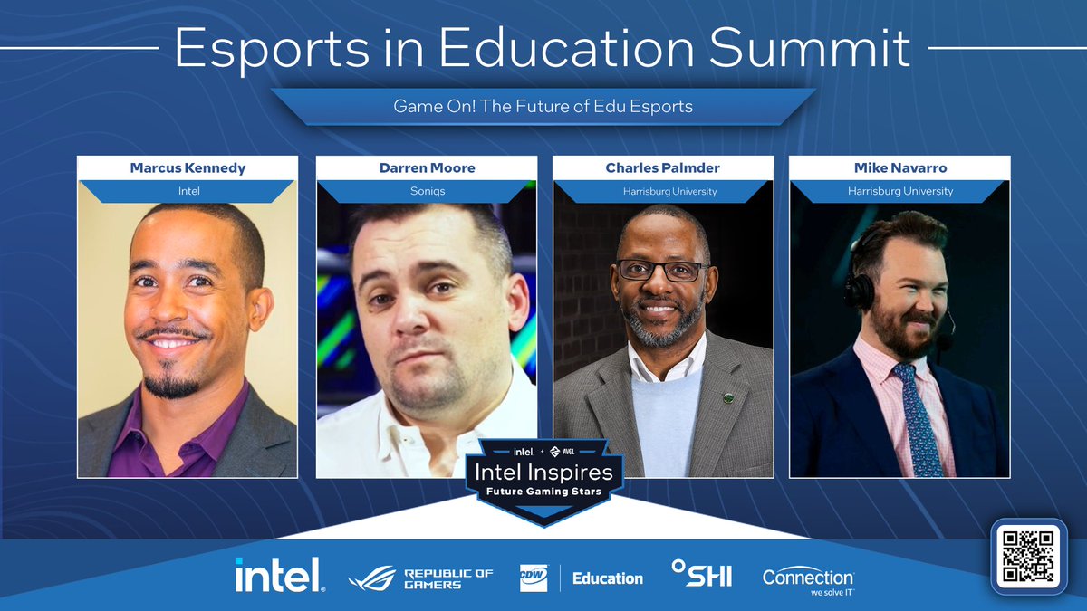 AVGLofficial's tweet photo. Join us for the Future of Edu Esports Panel at the Intel Inspires 2023 Esports in Education Summit!
April 28th-30th at Esports Stadium Arlington, TX
Pre-register at https://t.co/StFGaNjFil
#IntelInspires #CollegeEsports https://t.co/FYOYOuhpD6
