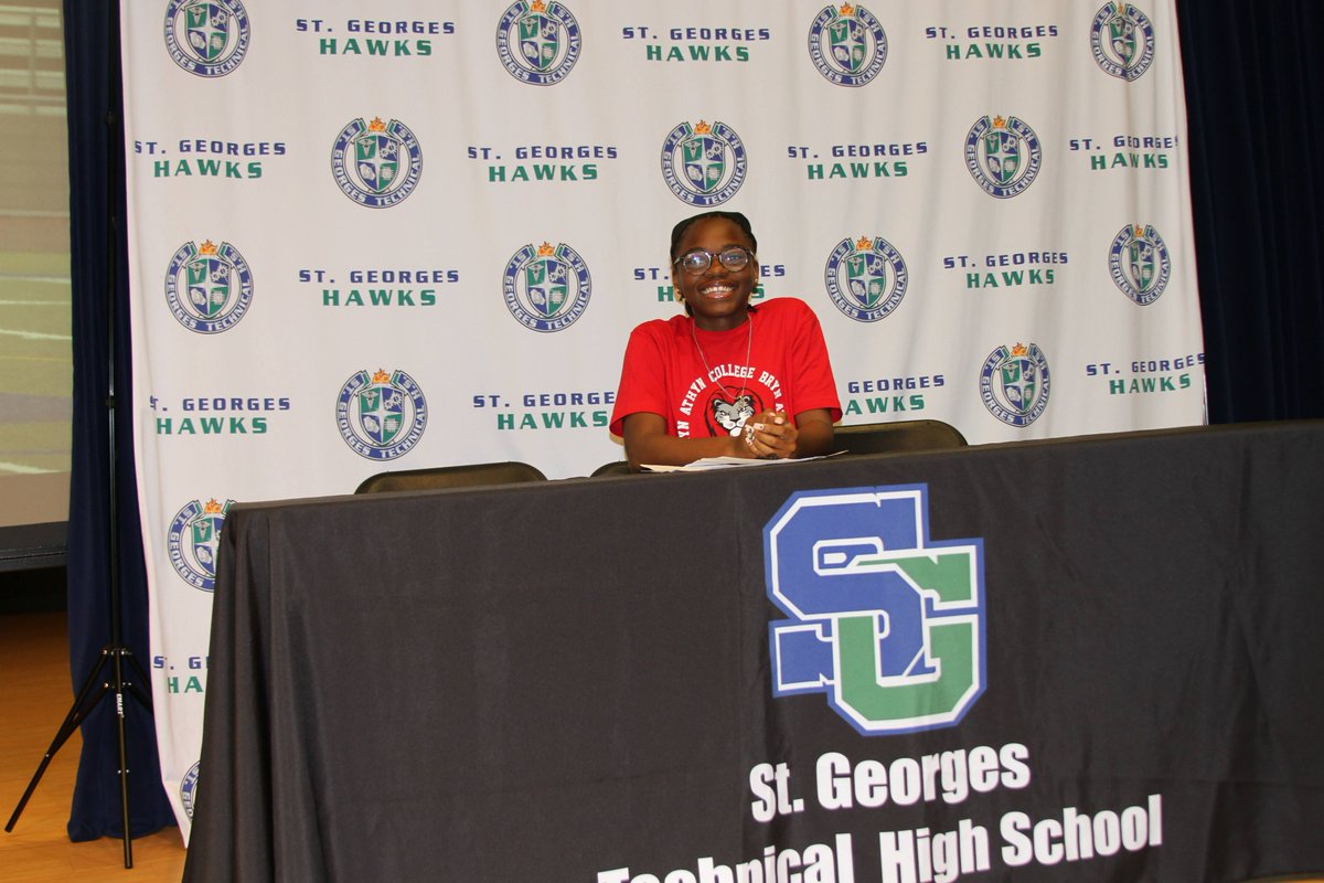 St_GeorgesTHS's tweet image. Congrats to #SGClassOf2023 Joyce Montgomery who signed to play soccer @BrynAthynLions. We are proud of you! @drjconnor299 @STGAthletics #NCCVTWorks #CollegeAndCareerReady #StudentAthletes