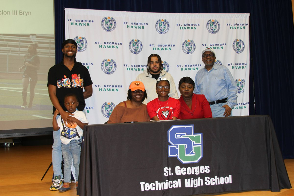 St_GeorgesTHS's tweet image. Congrats to #SGClassOf2023 Joyce Montgomery who signed to play soccer @BrynAthynLions. We are proud of you! @drjconnor299 @STGAthletics #NCCVTWorks #CollegeAndCareerReady #StudentAthletes
