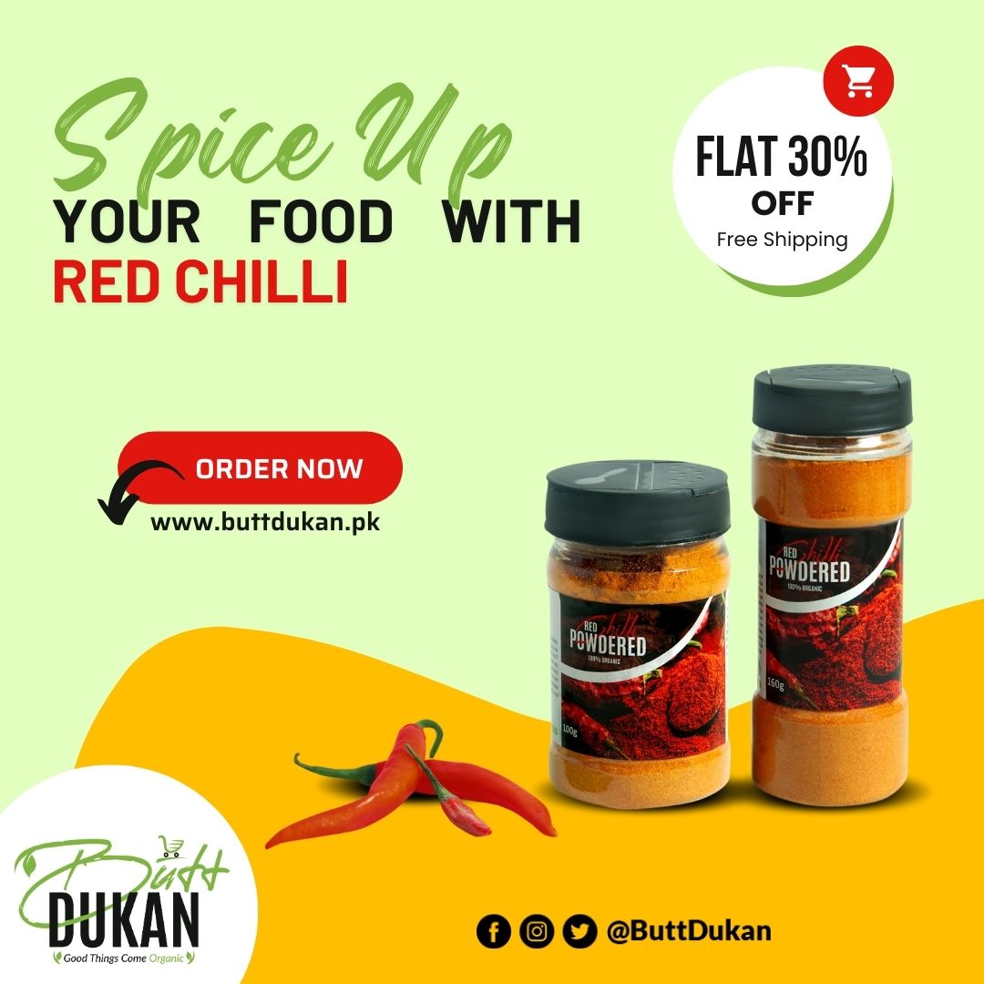 ButtDukan's tweet image. Spice up your food with Red Chilli
#redchillies #redchilly #redchillipowder #buttdukan
Buy here buttdukan.pk