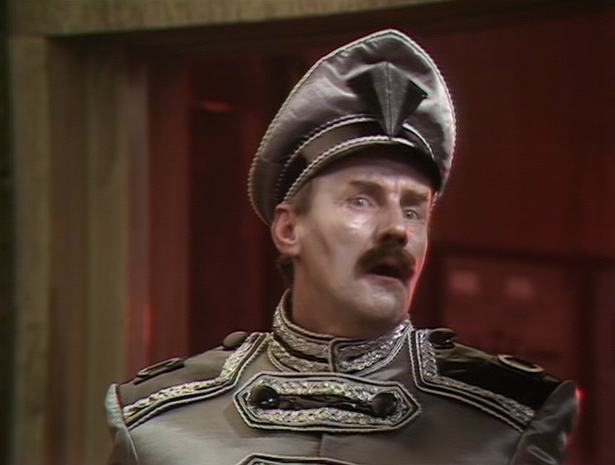 JoeSiegler's tweet photo. #DoctorWhoMarathon Ep 667 - Paradise Towers 4/4 (Serial 7E Story 146) - 26 Oct 1987 #DoctorWho 1/2
#BuildHighForHappiness This ends in a way that's not that unpredictable. The Great Architect takes over the Chief Caretaker, who goes mobile and tries to kill everyone. Pex, the