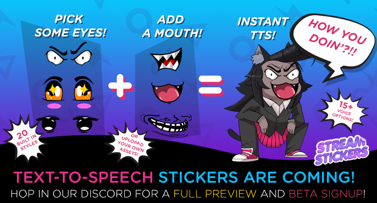 Stream Stickers on Twitter: 