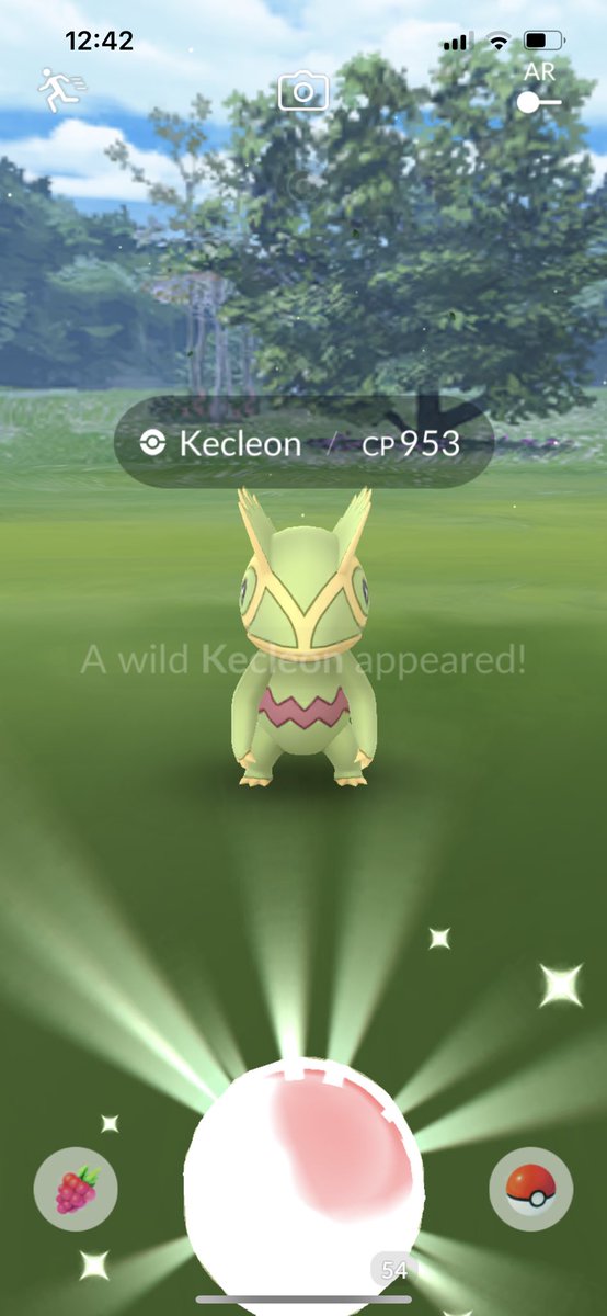 milieva13's tweet image. He decided to stay this time! Number 4 has been secured!!! Thank you to my work #pokestop I created!!! #PokemonGO #CatchThemAll #Kecleon #MasterResearch