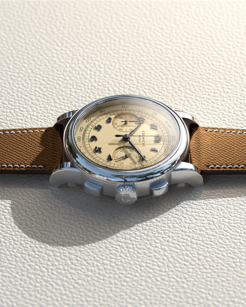 cornichewatches's tweet photo. We may not have planned on creating this one, but it was simply too good to pass up. After tirelessly experimenting with dozens of prototypes for a salmon dial chronograph last year, we stumbled upon a hue that was too beautiful to ignore. 300 pieces made. https://t.co/LNAQjtj0HY https://t.co/Qviy0qGbPy