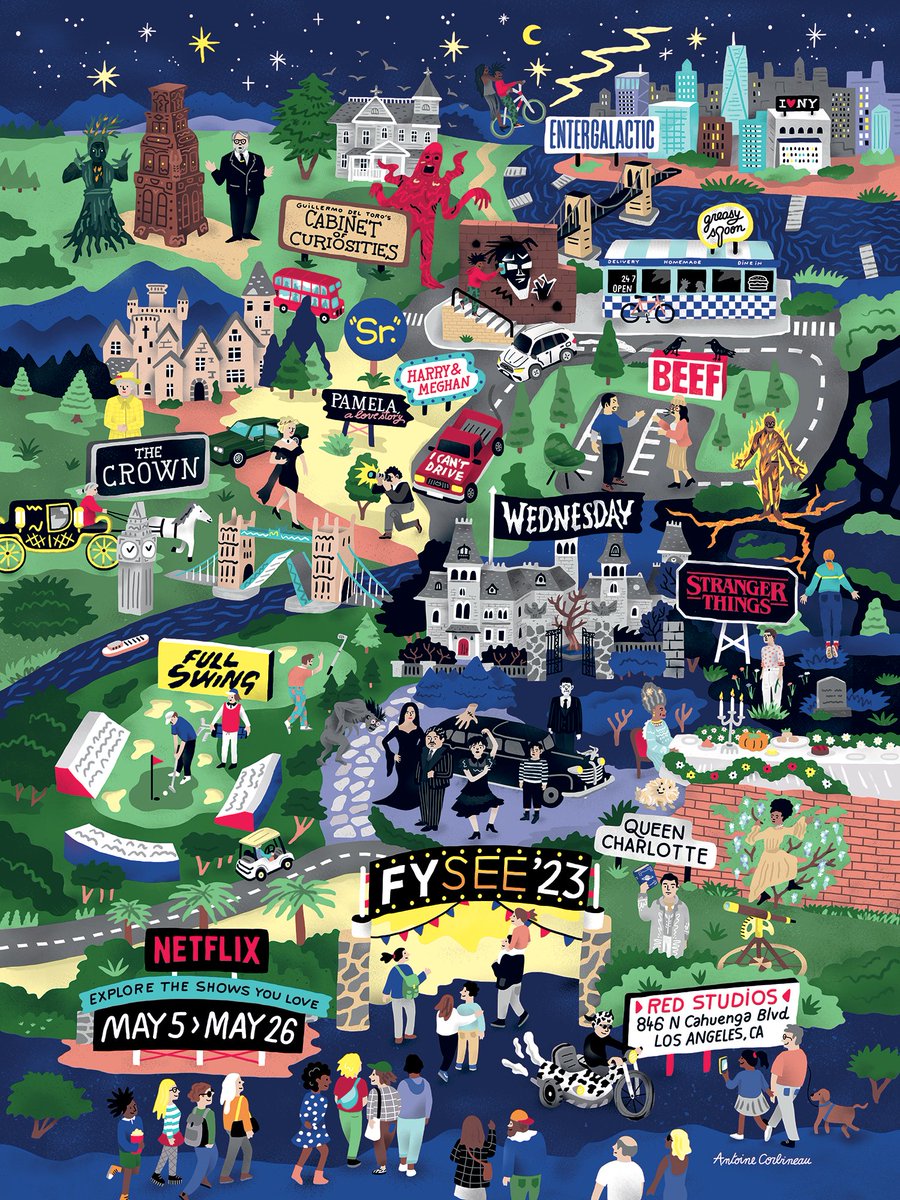 netflixqueue's tweet photo. Welcome to #NetflixFYSEE 2023!!!

🎨: @antoncorbinov https://t.co/nmCtBaTHO4