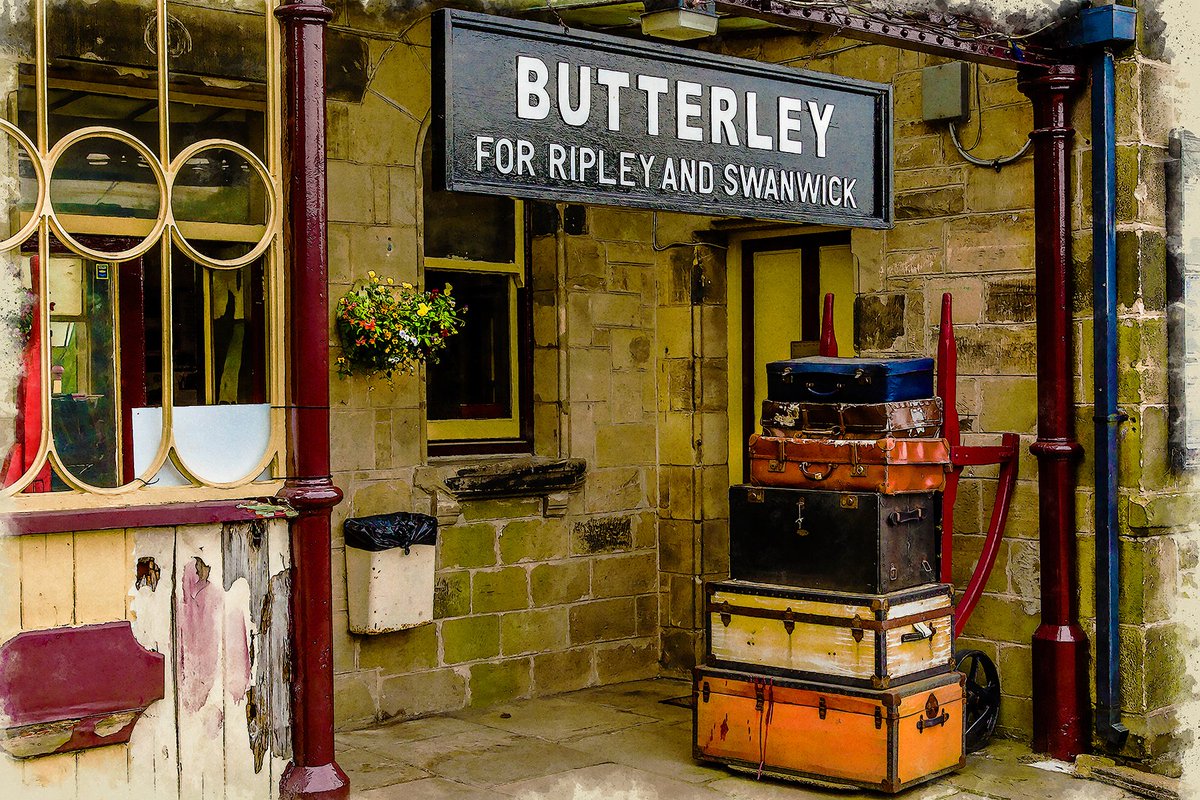 Butterley Station (12'x18') /25
etsy.com/ca/listing/147…
#britannia #ArtistOnTwitter #butterley #derbyshire #MidlandRailway #watercolor #TrainPlatform