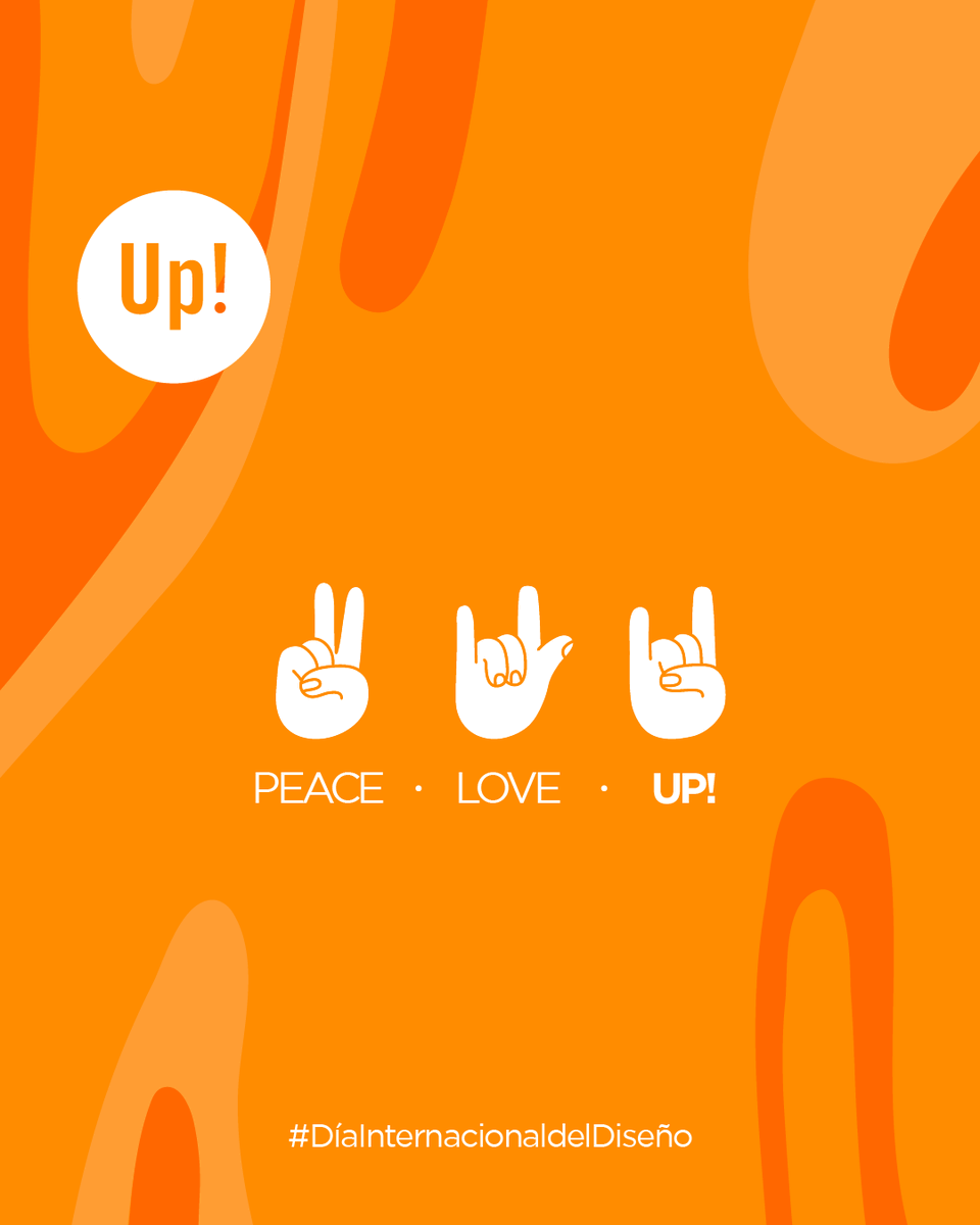 up_estudio's tweet photo. Peace. Love. Design! ☮️

Día Internacional del Diseño. 

Up! Identidad Creativa 

#PeaceLoveDesign #Design #Diseño #DíaDelDiseño #27DeAbril #Up https://t.co/rDo57Pu9Kl