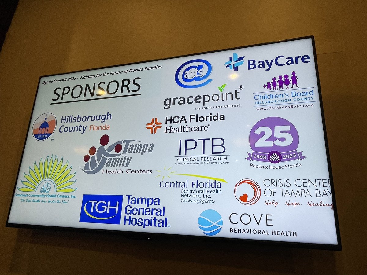 .<a href="/actsflorida/">ACTS</a> was a sponsor of the <a href="/HillsboroughFL/">Hillsborough County</a> Opioid Summit today at Pepin in #Tampa. ACTS team members took part in the all day event listening to community leaders on a variety of topics around opioid misuse. ACTS CEO Asha Pereyra was part of a panel about substance abuse.