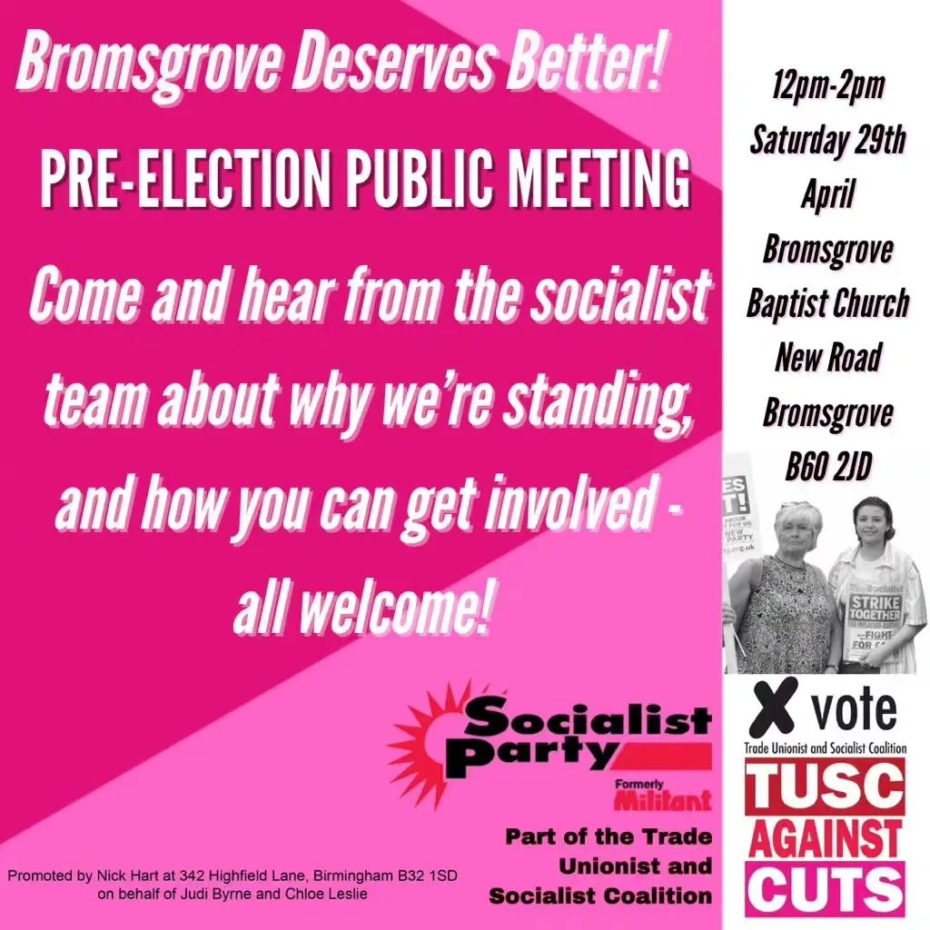 Birmingham Trade Unionist and Socialist Coalition tweet media