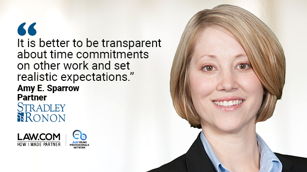 lawdotcom's tweet photo. #HowIMadePartner: "I don’t believe it was a specific case, but rather my work over time in delivering high quality work product and coaching team members to do the same..." —Amy E. Sparrow, @StradleyRonon. Read more » https://t.co/DngOWkS32h https://t.co/62pTaXzfe8