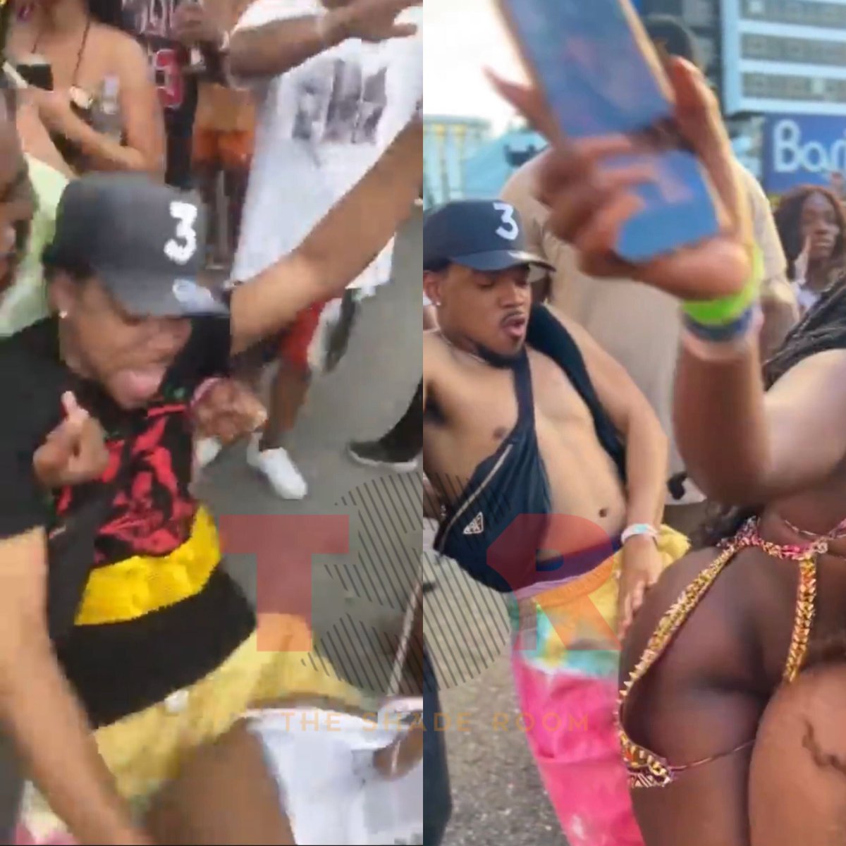 TheShadeRoom's tweet photo. Chance The Rapper's wife has a message about people 'not growing up' after videos of him dancing at Jamaica's carnival surfaced. 👀 SEE MORE: https://t.co/V6suxEZ297 https://t.co/uiP64bhZ6V