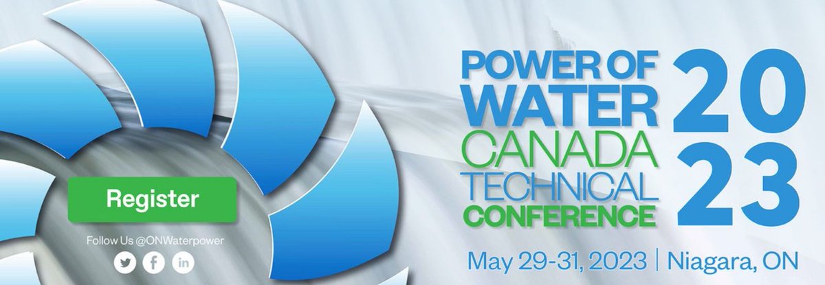 electricityHR's tweet photo. The @ONWaterpower is hosting their Power of Water #Canada Conference & Trade Show May 29-31. The event features educational sessions focused on technical, operational and policy topics and networking opportunities. Glad to be a supporting partner of #POWC. https://t.co/ACXH1sgcef https://t.co/KNsYYF8rMI