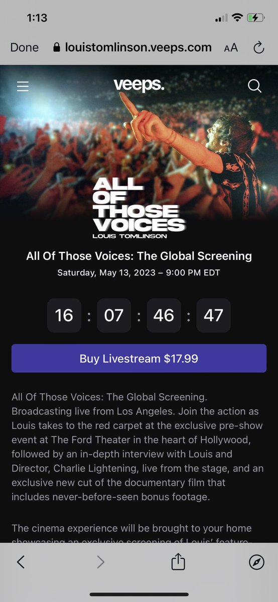 ticket to all of those voices live stream giveaway!
rules-
I’m gonna give away 3 tickets to the global screening of all of those voices.
retweet
just reply with a picture of louis 
I’ll pick winners throughout the week