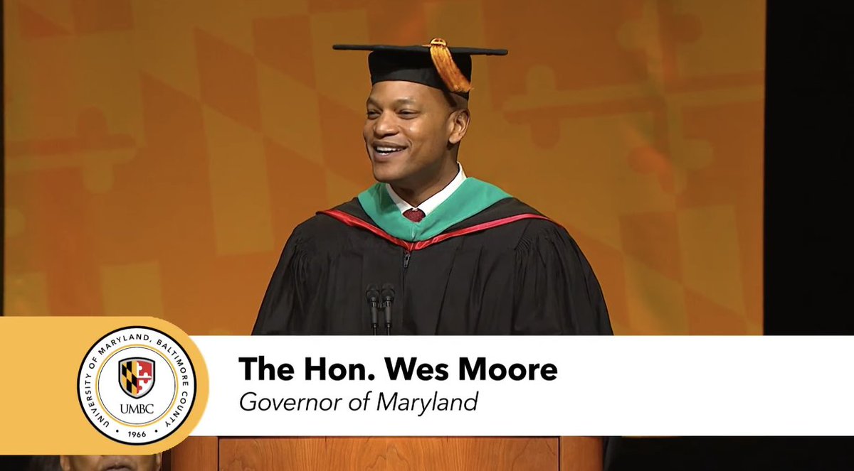 UMBC's tweet photo. “It is absolutely fitting that we now have her as the president here at UMBC…an institution that understands that we don’t have to choose between advancing innovation and advancing equity. We can and we will do both.”- @GovWesMoore. #UMBCpresident https://t.co/0jnsc0MVVb