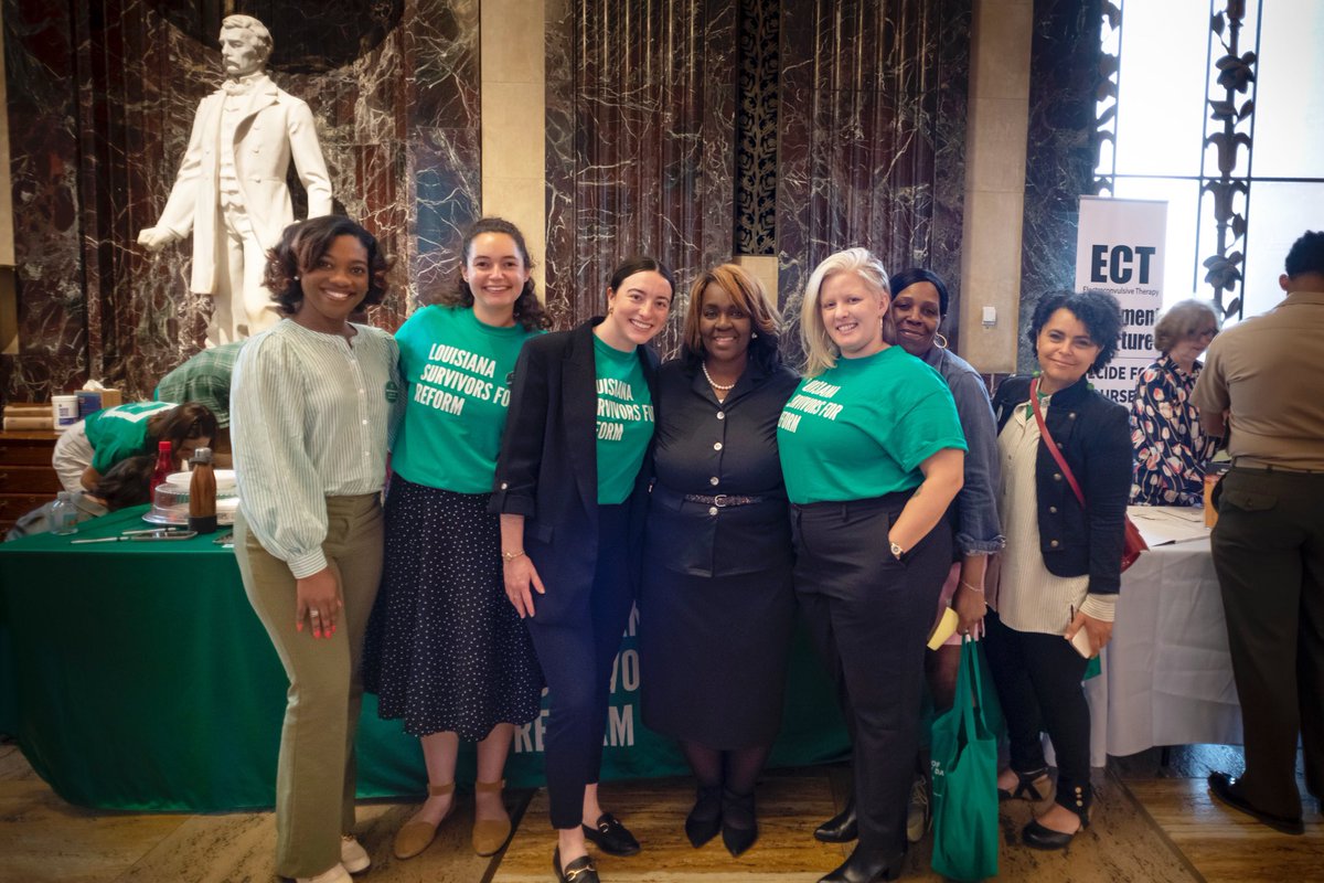 LSReform's tweet photo. Thank you Sen @BarrowRegina &amp; Sen @BethMizell for co-authoring SB 215 to protect survivors of human trafficking, domestic and sexual violence. We will be watching the Senate floor for the support of legislators who want safety and justice for victims in Louisiana! #lalege #lagov https://t.co/OaB42Ws1SN
