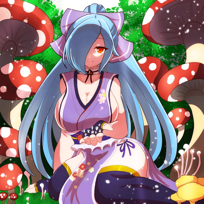キノコの桃源郷+ヤマト魂  #イオリの森美術館