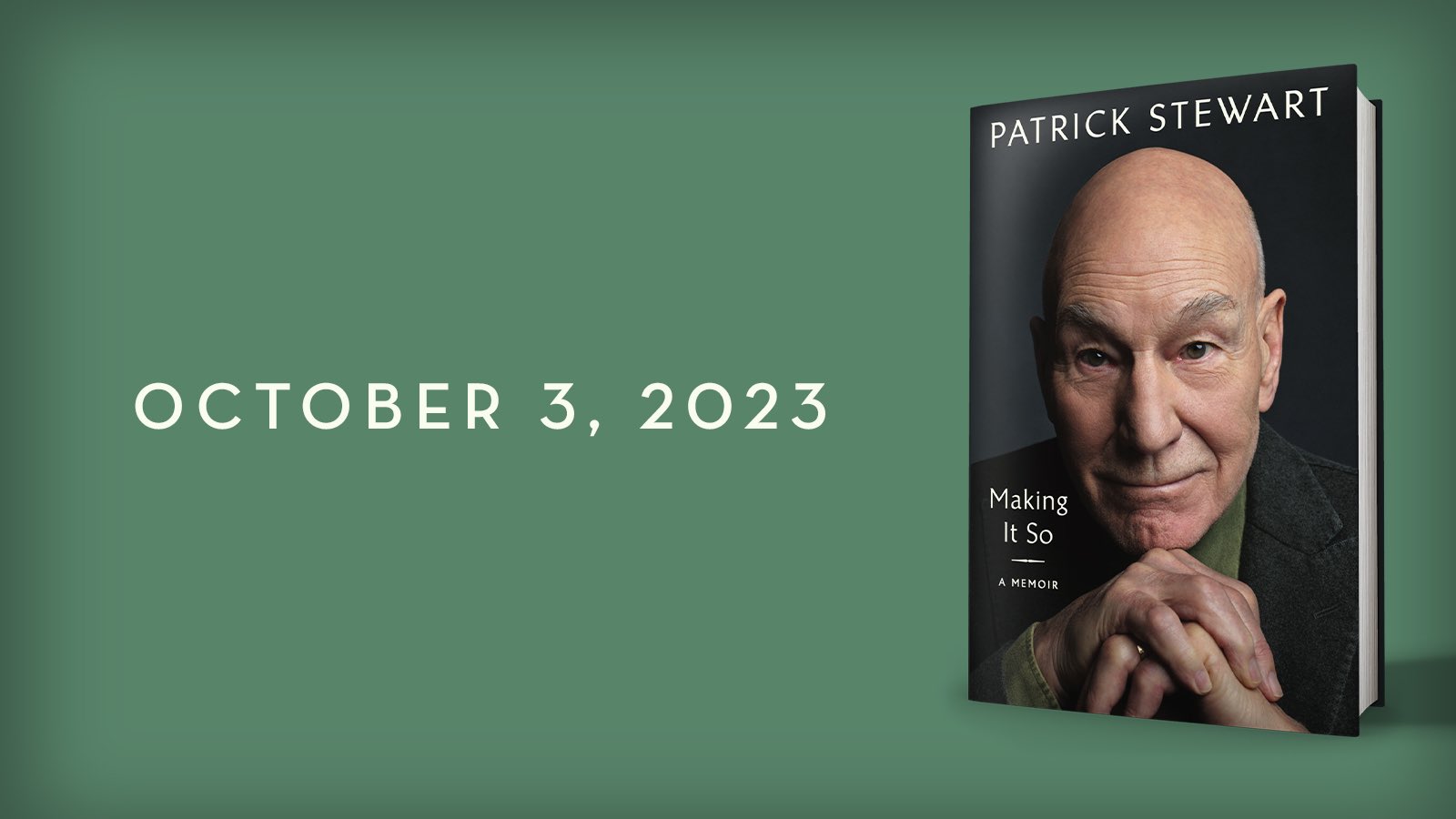 Patrick Stewart on Twitter "I’m delighted to share the cover of my