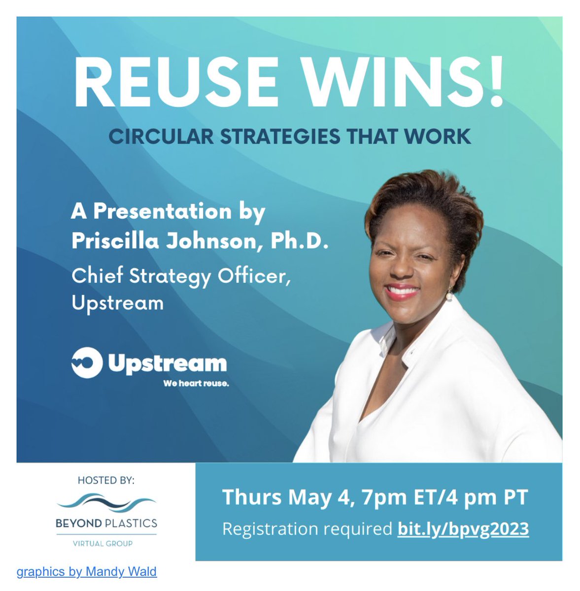 BeyondPlastAct's tweet image. Dr. Johnson firmly believes that human society can thrive without depleting natural resources. Join us on Thursday, May 4 @ 7 pm ET/4 pm PT for this important presentation! #ReuseWins  #RethinkPackaging