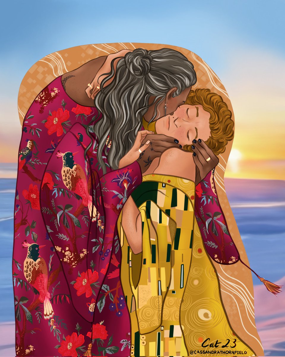 CassieTheTengu's tweet photo. The Kiss ✨️

#ofmd #OurFlagMeansDeath #OFMDfanart #ourflagmeansdeathfanart #EdwardTeach #TaikaWaititi #portrait #myart #digitalart #digitalpainting #finethings #artnouveau https://t.co/GNkBZxHuHL