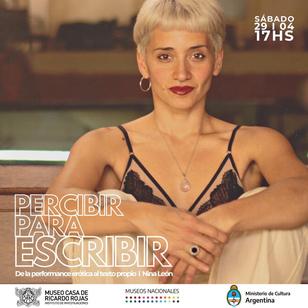 Te invitamos a participar del taller donde abordaremos textos de Marosa di Giorgio como disparador para activar el texto propio.

museorojas.cultura.gob.ar/actividad/perc…

#MarosadiGiorgio 
#Taller #MuseosEnMovimiento #PatrimoniosActivos #EnLosMuseos
<a href="/MuseosNacion/">Museos y Patrimonio Nación</a> 
<a href="/CulturaNacionAR/">Cultura Nación</a>