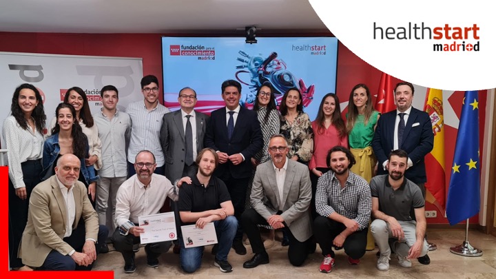 Se clausura el acto final #Healthstartmadrimasd 2022 con la foto de familia de los participantes,con el Viceconsejero de Univ. Ciencia e Innov. <a href="/firoba/">Fidel Rodriguez Batalla</a>.
Esperamos que vuestro paso por el programa os ayude a emprender e impulsar en vuestros valiosos proyectos para el sector salud.