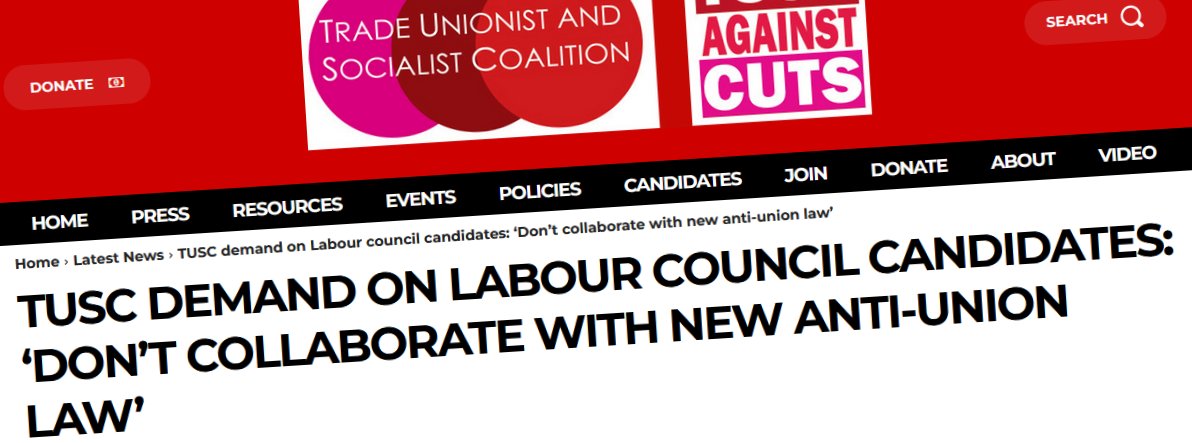 #TUSC supports teachers, nurses and civil servants in the mega-strikes. Last before Tories' anti-union Act? SNP promises Scottish TUC ‘not to enforce it’. So why not #Labour council candidates standing in #LocalElections2023? Ask them! Full details at bit.ly/3n371Vv