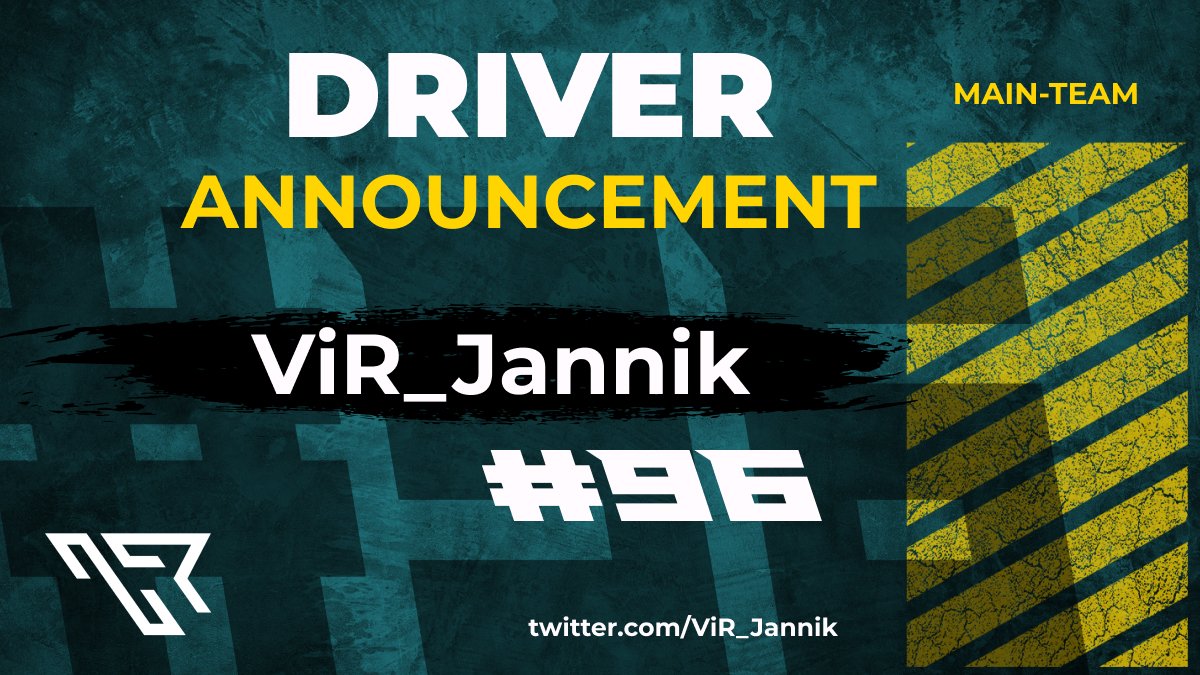 Another big signing for our team. From now on @ViR_Jannik will strengthen our mainteam. In the past he has already shown what he is made of and we are convinced that he will grow even more as a driver and human being. Really looking forward to having a great time together.