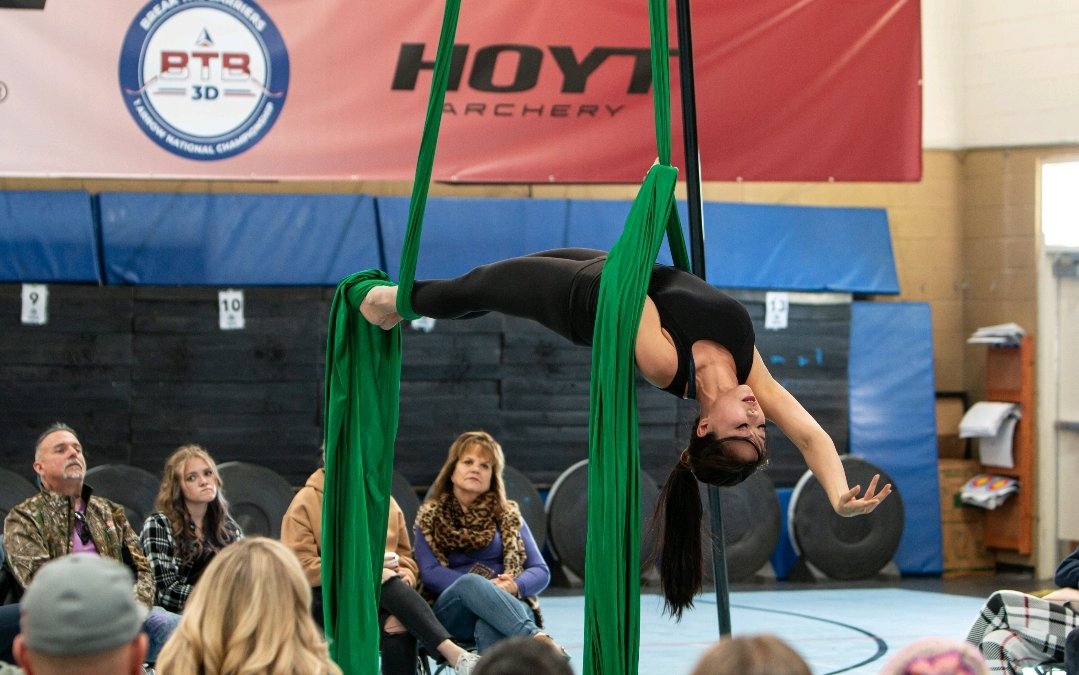 btb4all's tweet photo. Break the Barriers is excited to announce our Spring 2023 Aerial Arts Showcase! Come see our students perform on the silks and hoop, where they will present their skills and creativity. It will be Saturday May 6th from 2pm-4pm. The entrance fee will be $5. See you there! https://t.co/brNGevN0B5