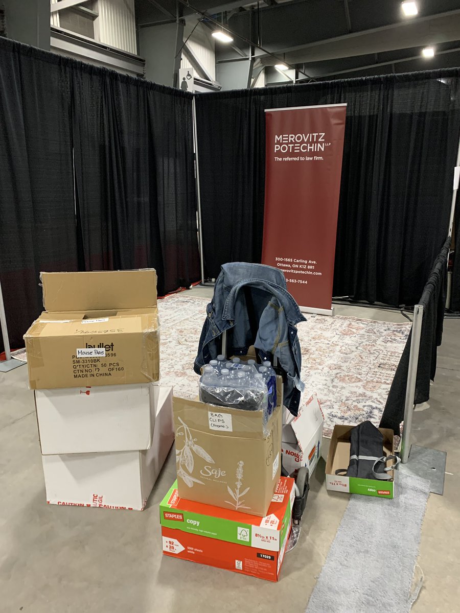 Time to set up for the 55+ Lifestyle Show at the EY Centre - show happening tomorrow and Saturday!

Free admission, tons of businesses!

#Ottawa #OttawaEvents