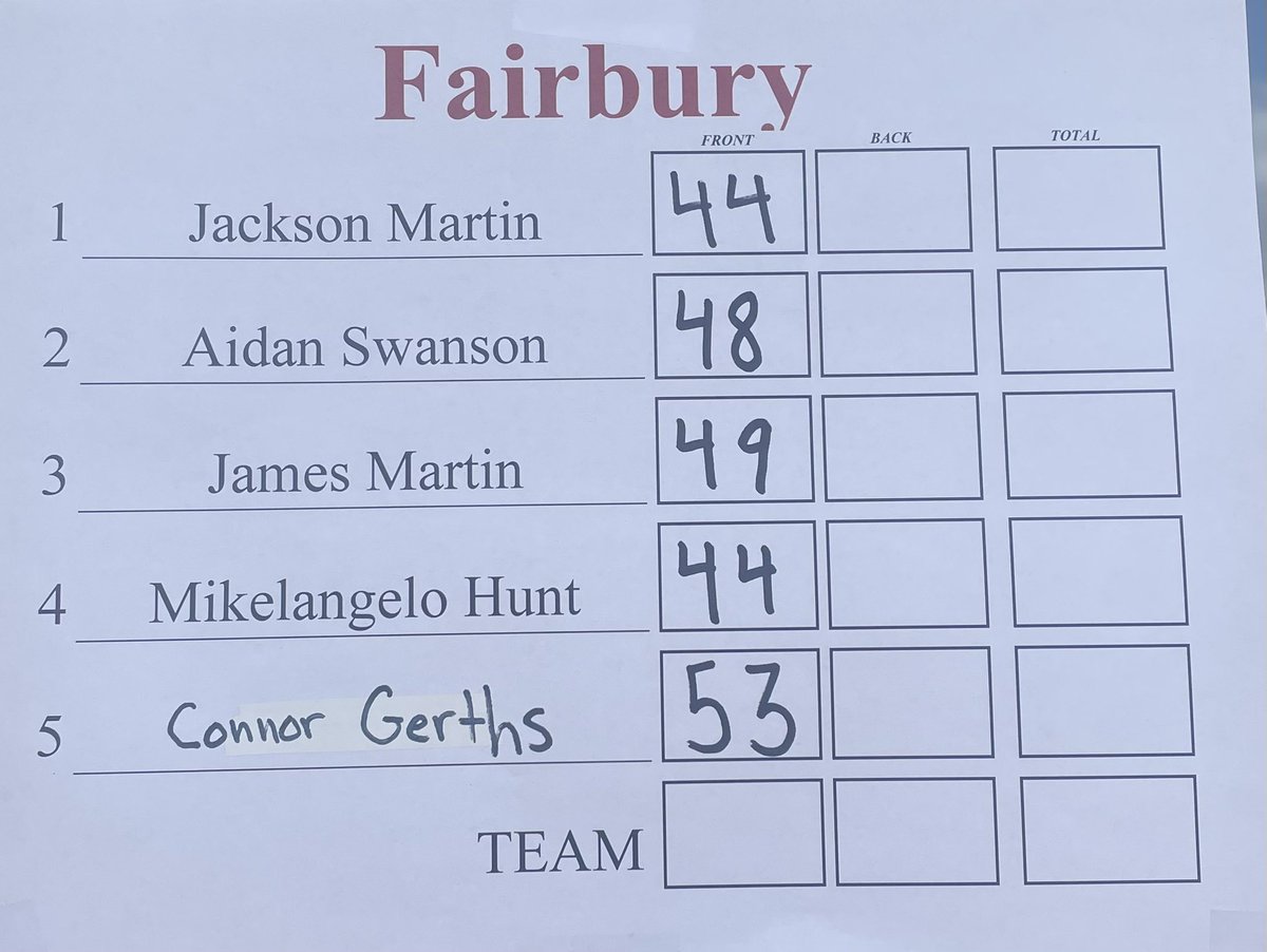 Front 9 Crete Invite:
